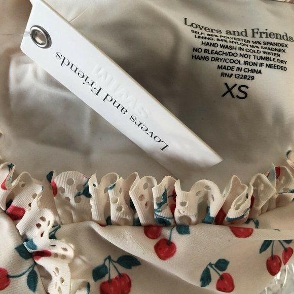 Lovers + Friends White Floral Bikini Bottom - Picture 6 of 8